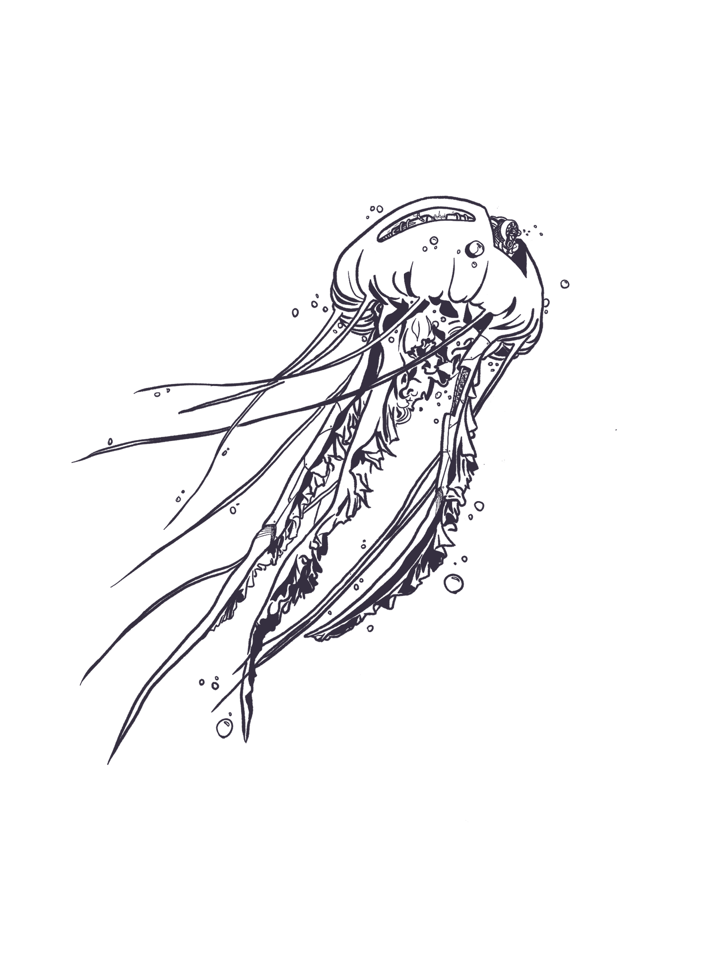 Cyber Jellyfish - Kokoro Ink Parlor